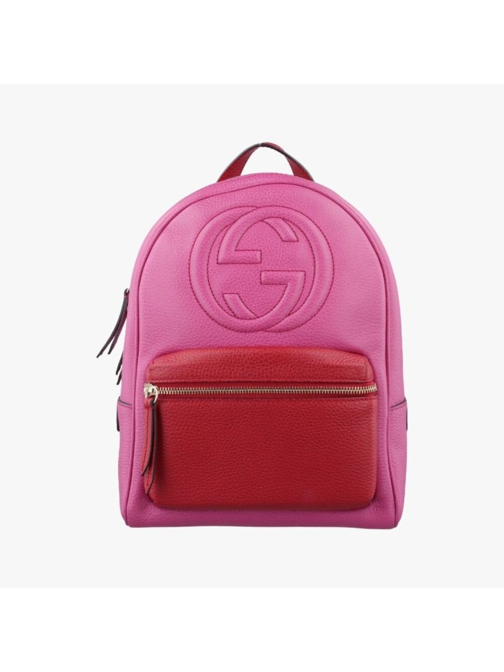 Gucci Soho Rose Red Leather Backpack